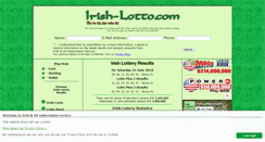 Desktop Screenshot of irish-lotto.com